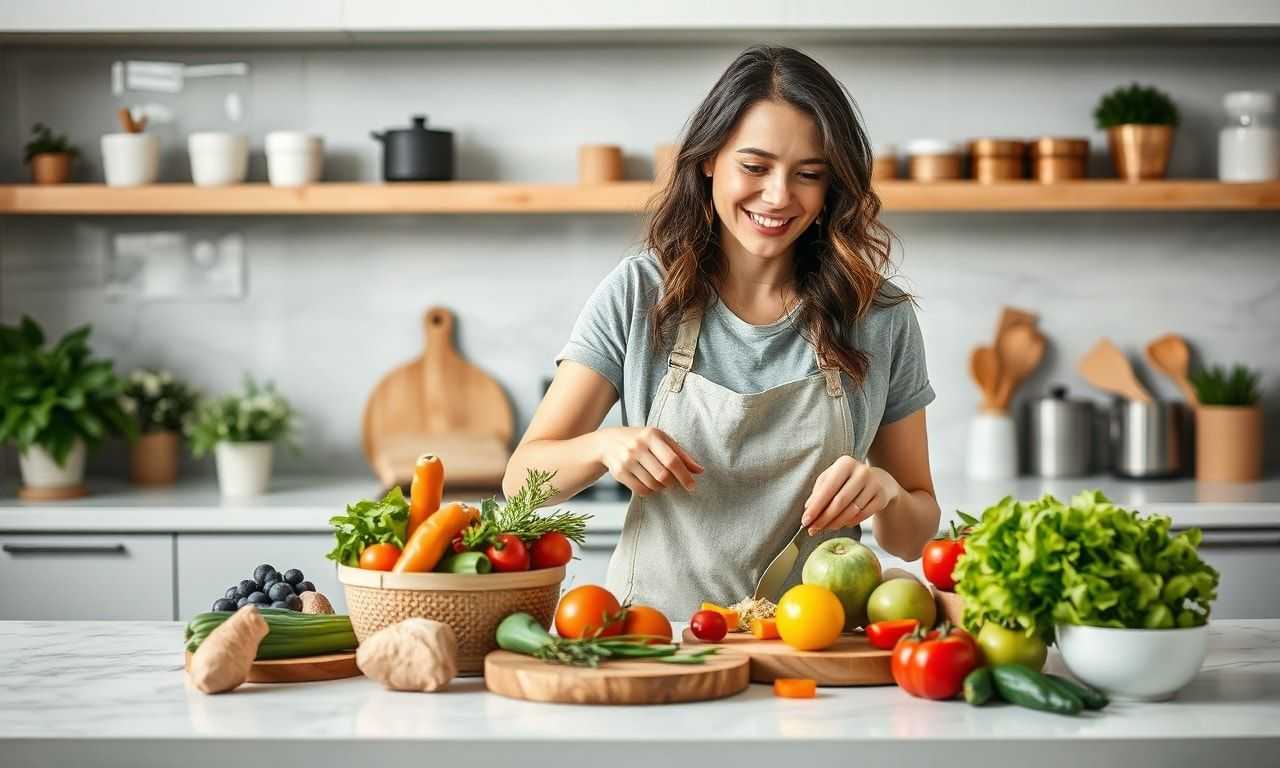 健康的な食事を楽しむシニア
