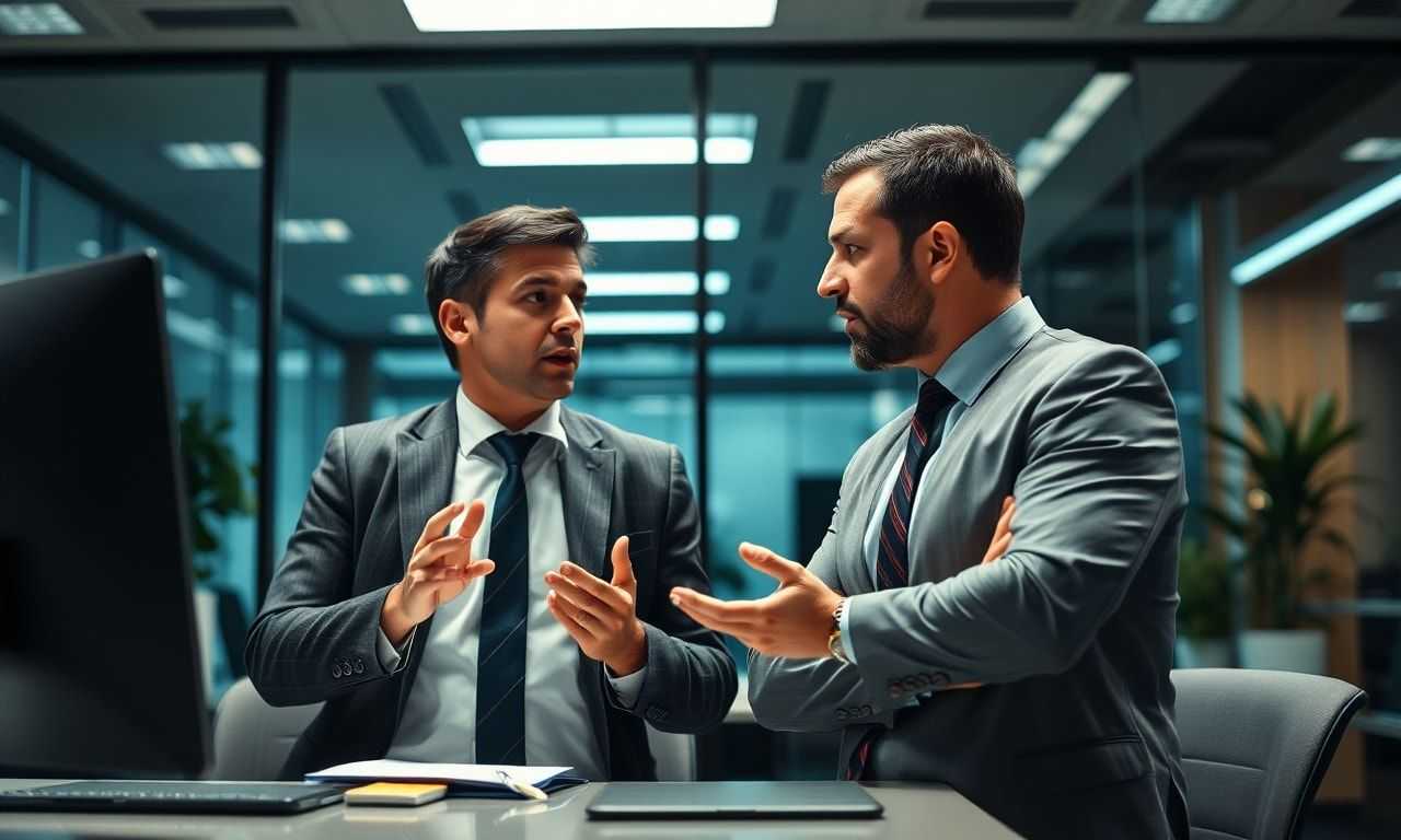 友達との起業で悩む二人の様子