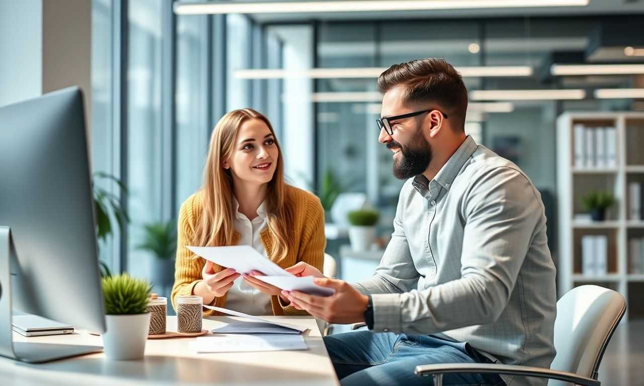 野村証券の店舗での相談風景