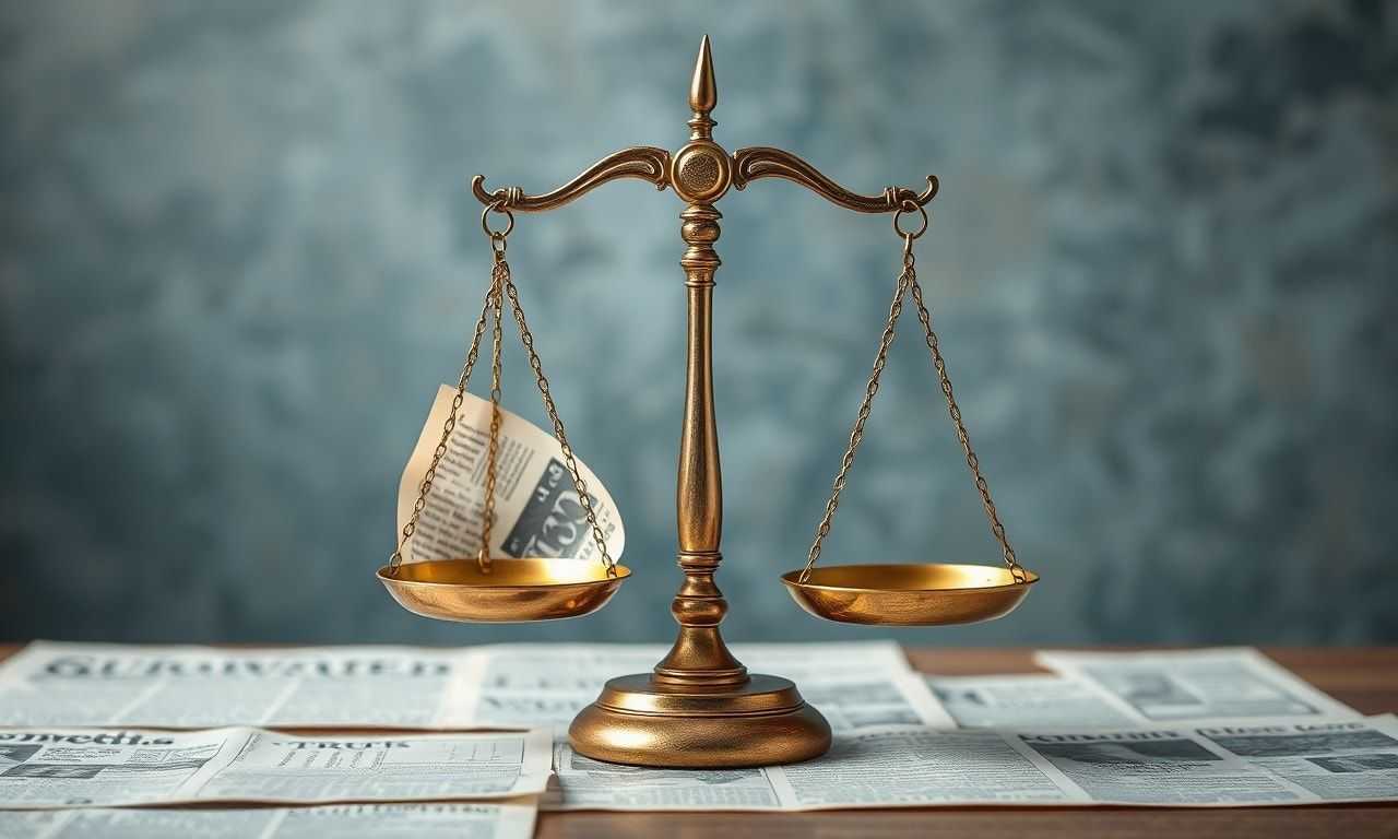 報道と裁判のイメージ