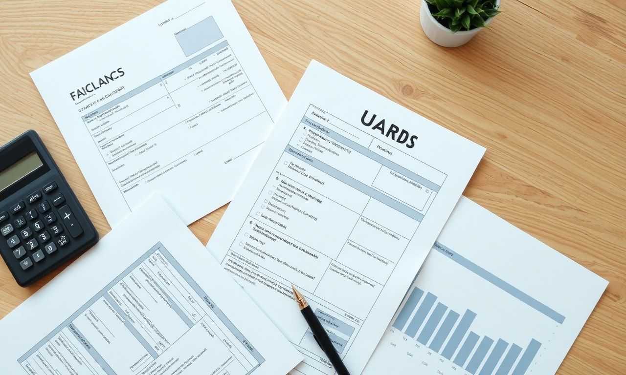 税務と金融の書類