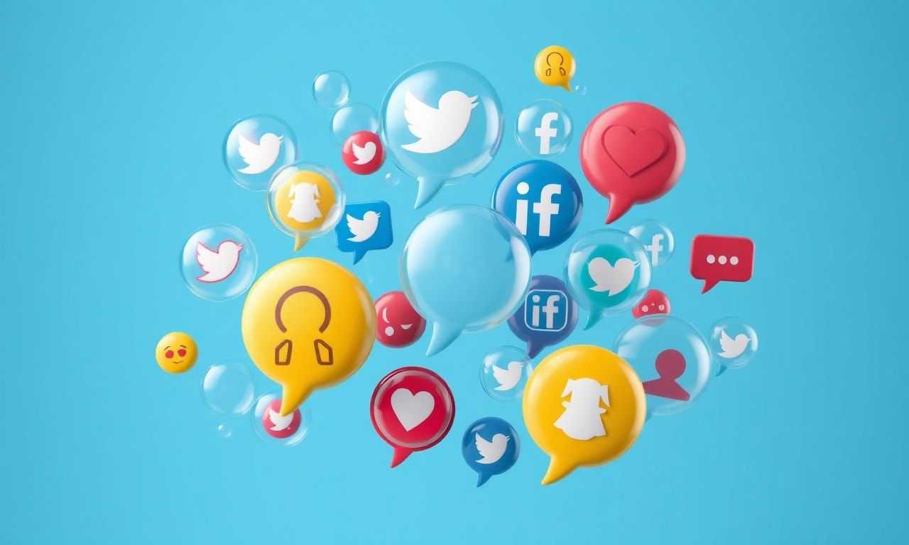 SNS上の議論をイメージした画像