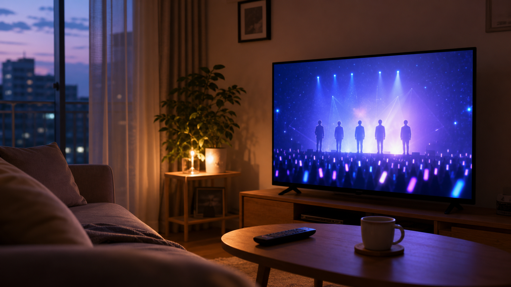 嵐のCMとライブ配信を家のテレビで見る準備