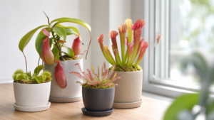 食虫植物の育て方を室内で始める初心者向けアイキャッチ
