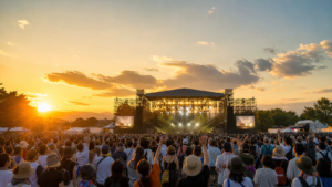 ロッキン2026のチケット締切を確認する夏フェス会場イメージ