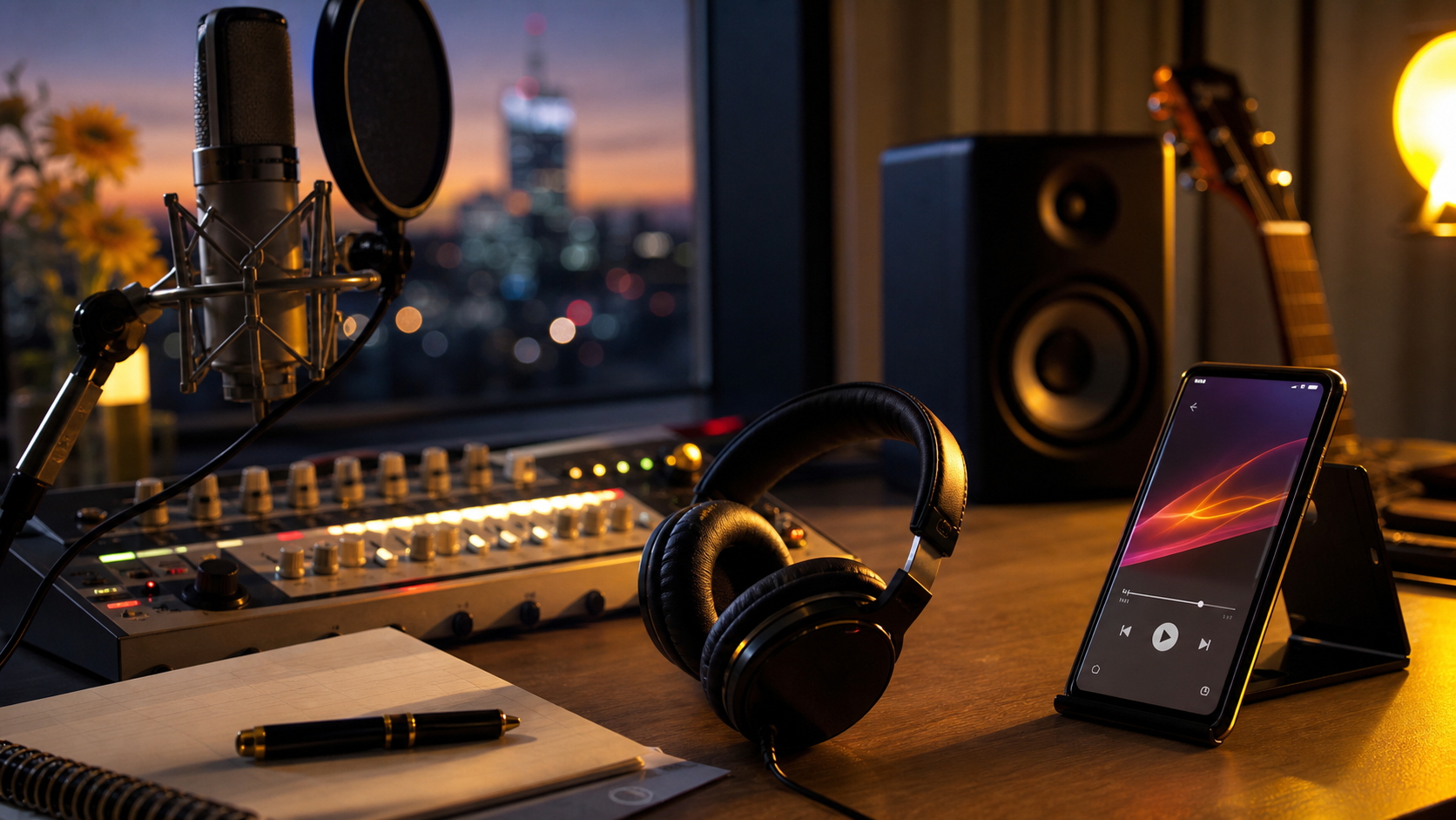 八木勇征 GAME CHANGER 配信日をイメージした音楽スタジオ