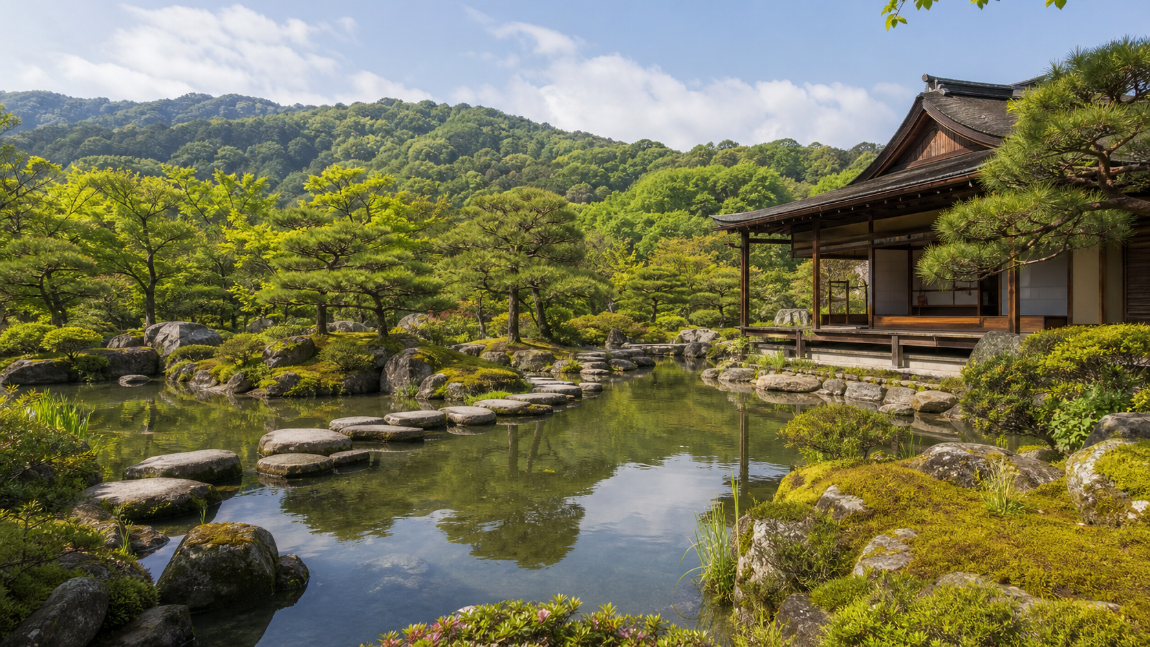 小幡城 群馬の楽山園をイメージした大名庭園