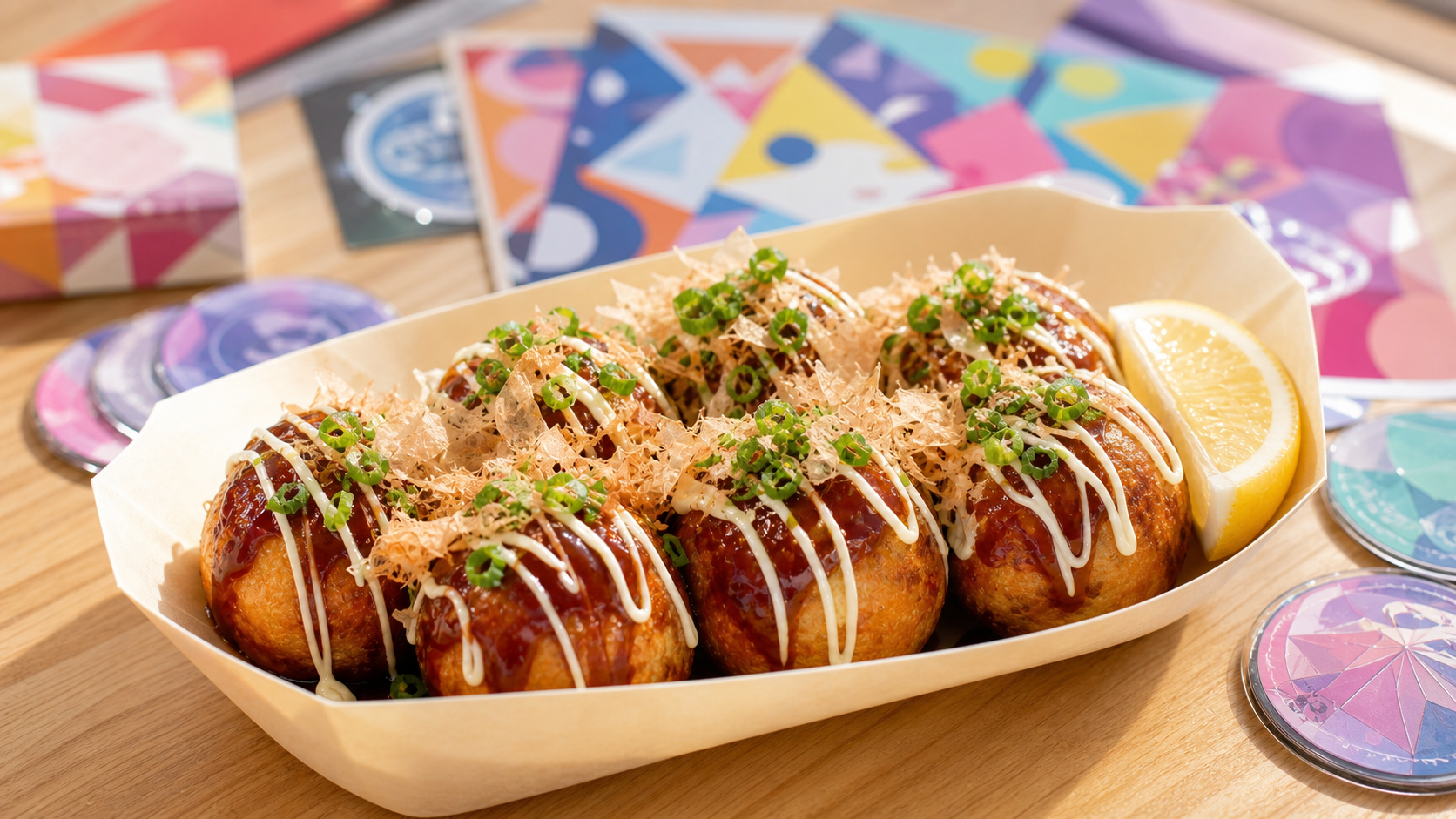 銀だこ銀魂コラボのたこ焼きイメージ
