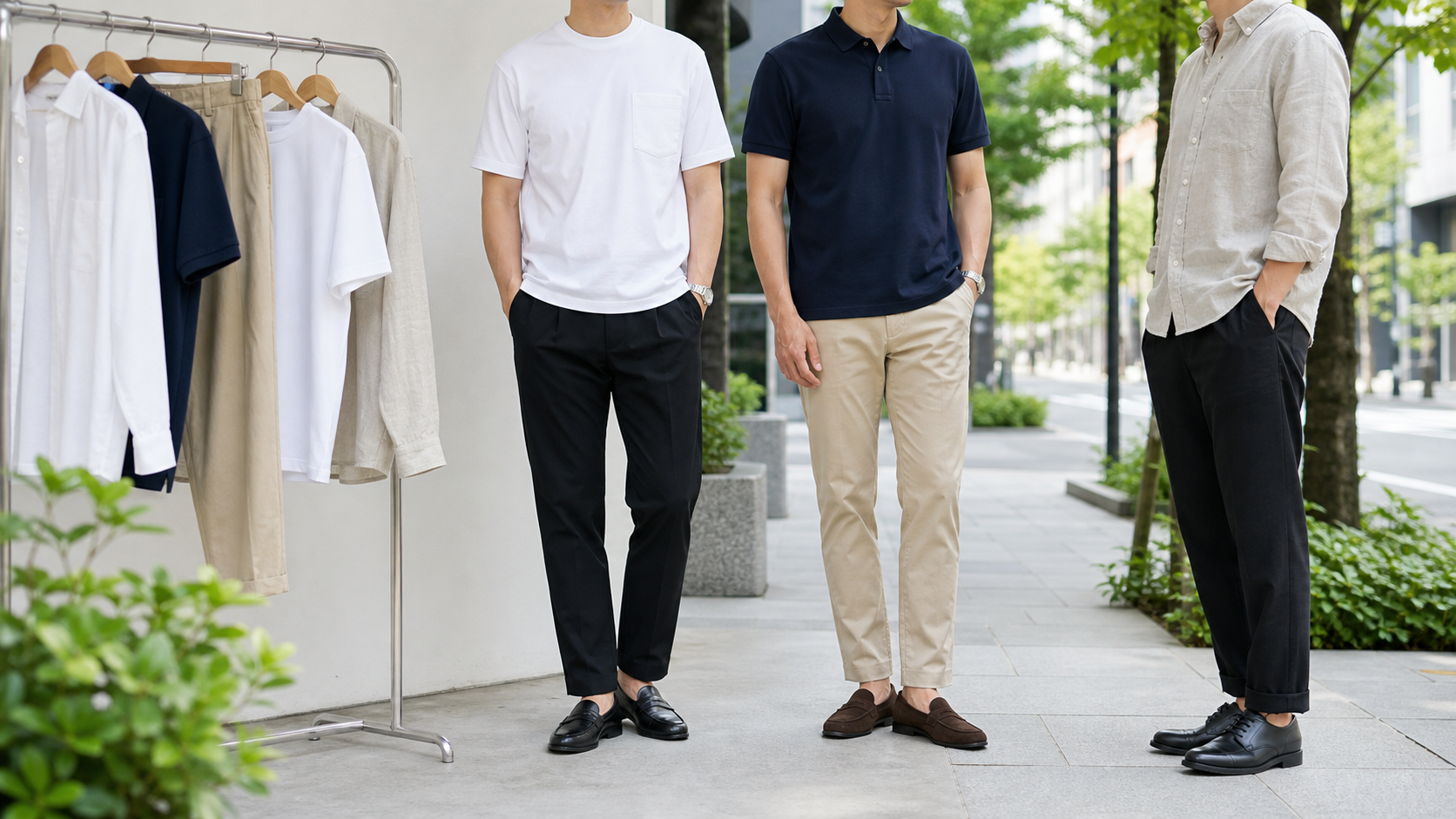 40代メンズの夏服コーデ例