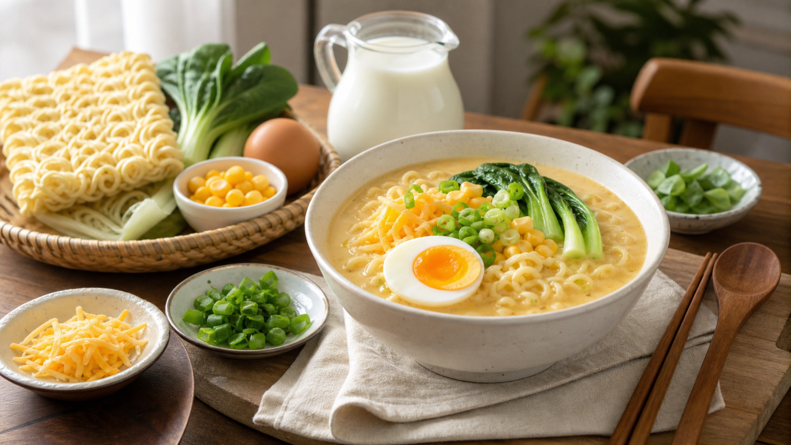 辛くない韓国ラーメンを選ぶときのイメージ