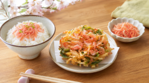 桜えびの食べ方を紹介する食卓イメージ