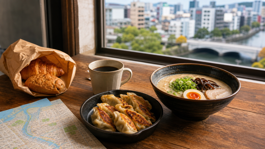 旅サラダ国仲涼子の福岡のお店を巡る旅行イメージ