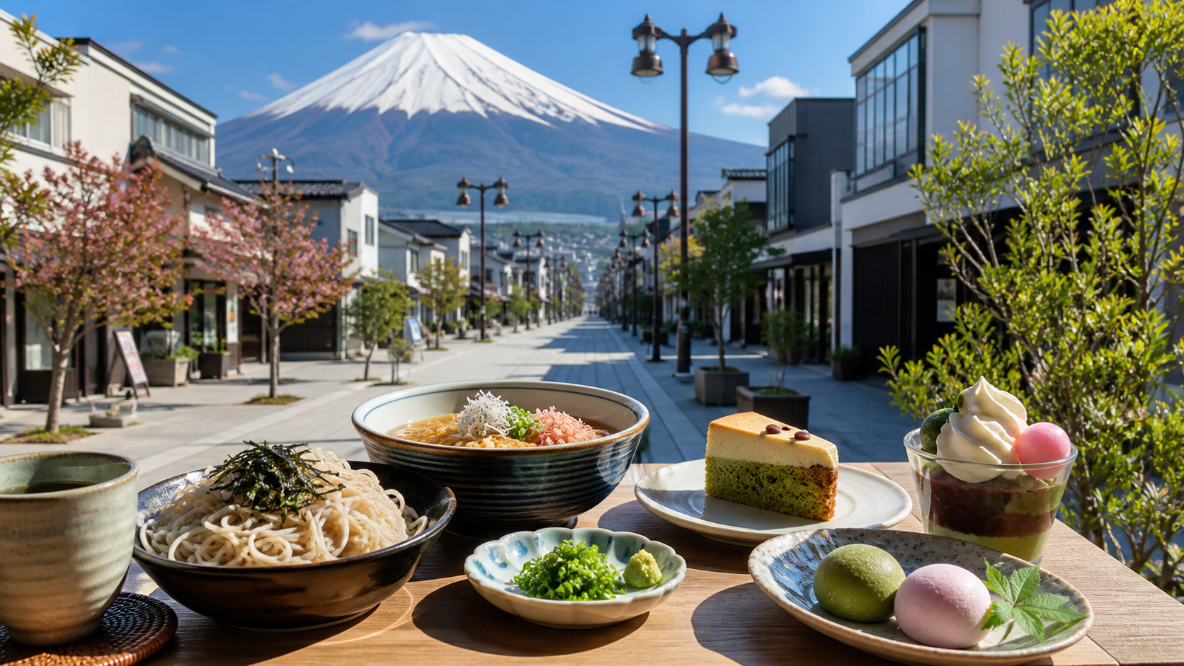 せっかくグルメ静岡SPの富士と三島グルメイメージ