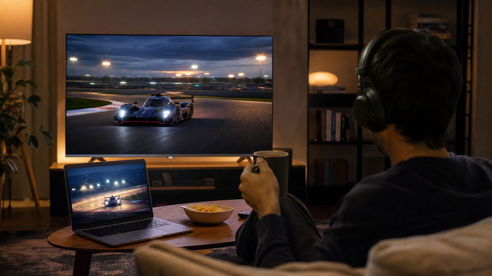 ル・マン24時間2026をABEMAで視聴するイメージ