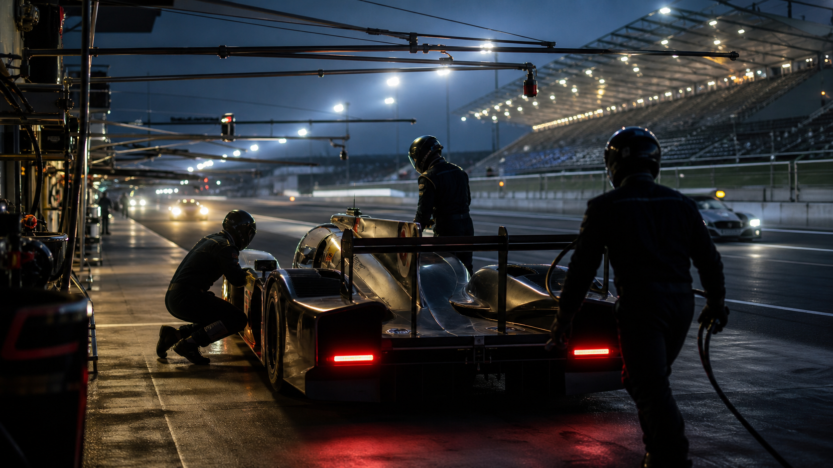 ル・マン24時間2026の夜間ピット作業と見どころのイメージ