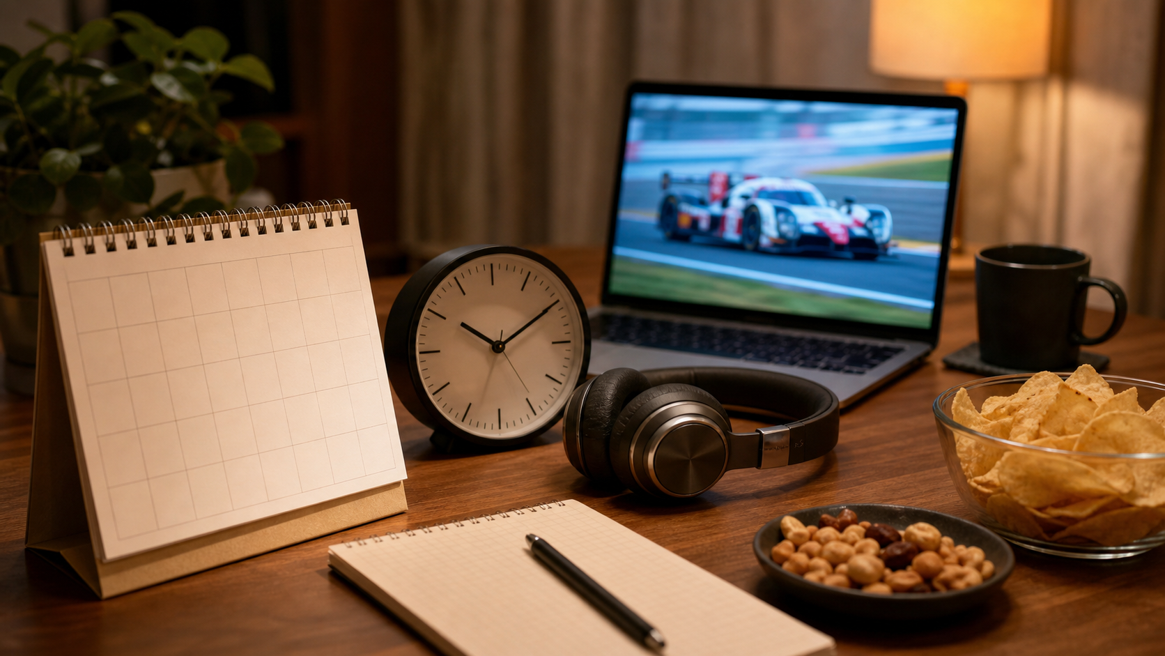 ル・マン24時間2026の視聴スケジュールを準備するイメージ