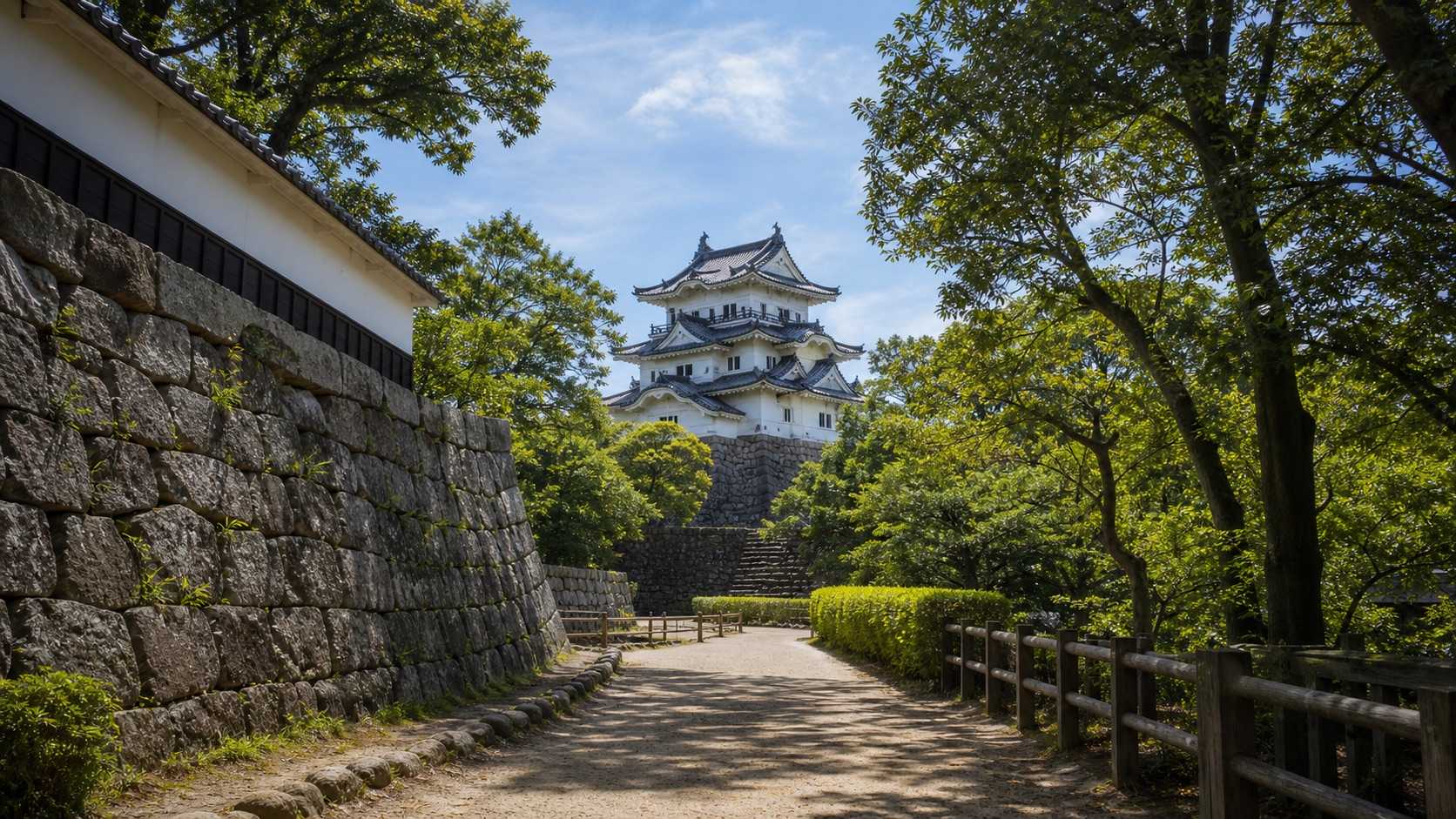 黒牢城ロケ地を訪れる前に確認したい伊賀上野城の散策風景