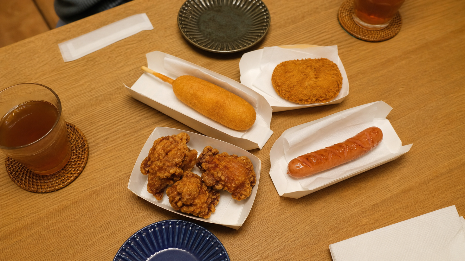 セブンイレブンの揚げ物半額で対象商品を選ぶイメージ