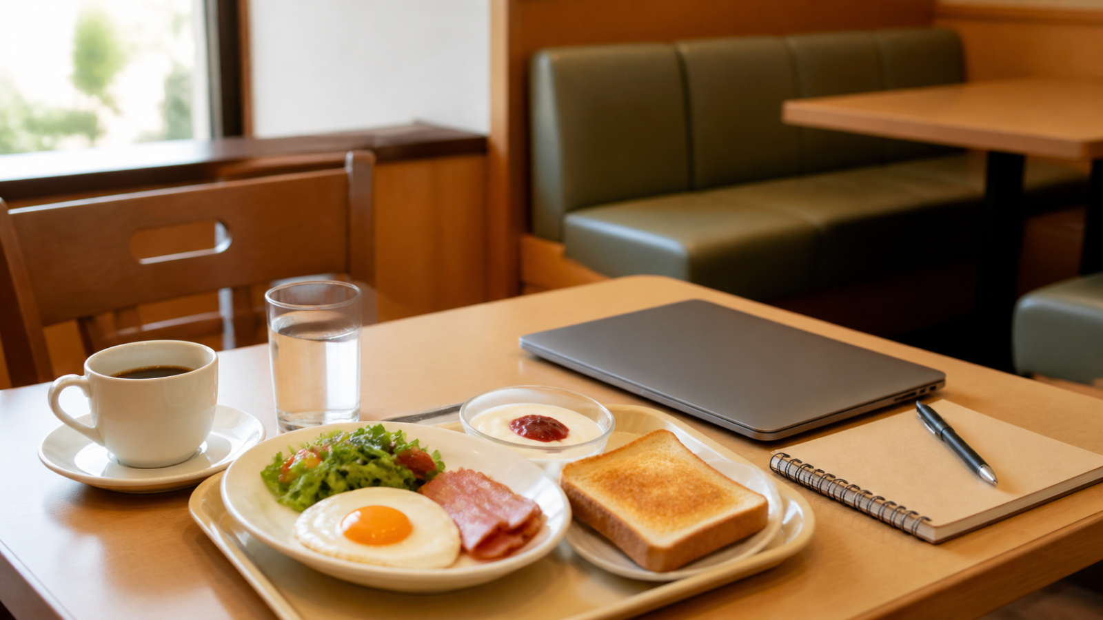 朝サイゼを朝に利用するイメージ