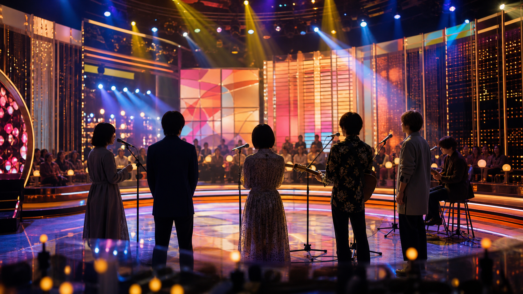 テレビミセスのAI Storyコラボを連想させる音楽ステージ