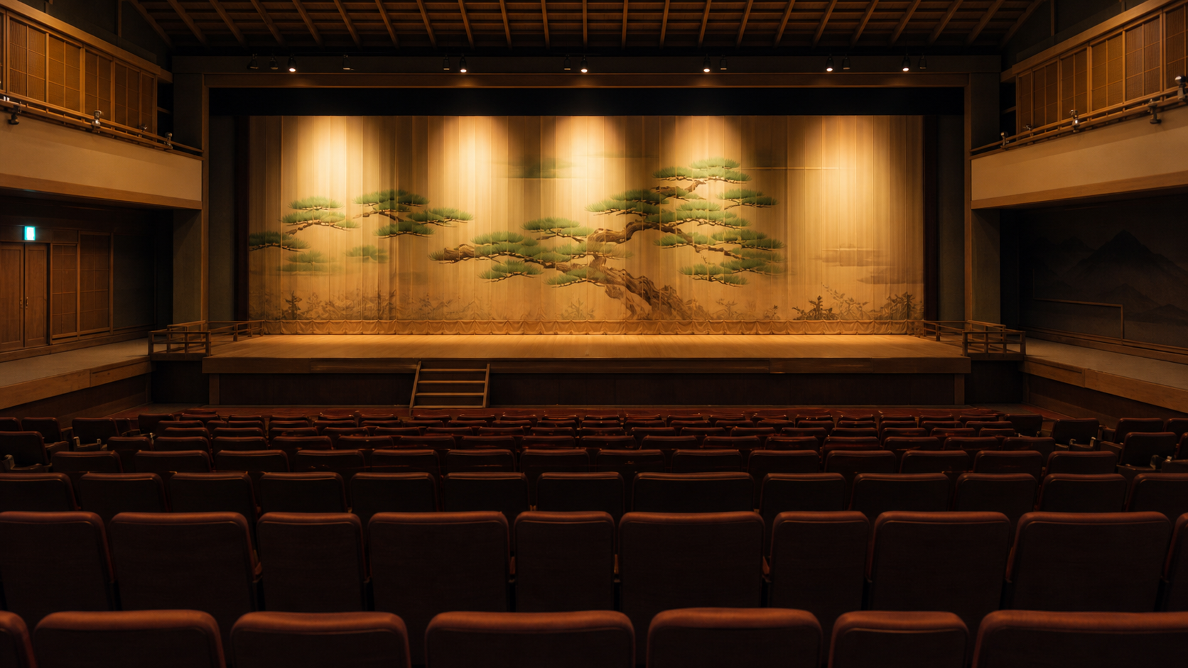スーパー歌舞伎もののけ姫の座席と上演時間を確認する劇場客席