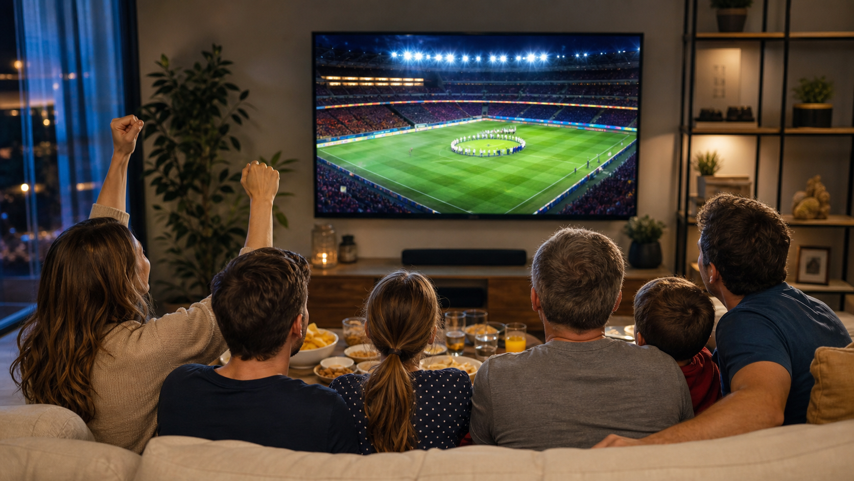 W杯開会式2026をテレビで見る準備のイメージ