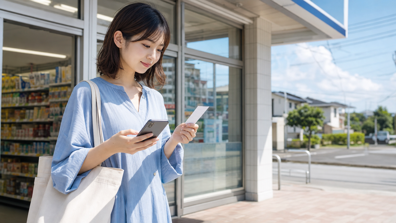 エニマイくじちいかわが売り切れた時に次の店舗を確認するイメージ