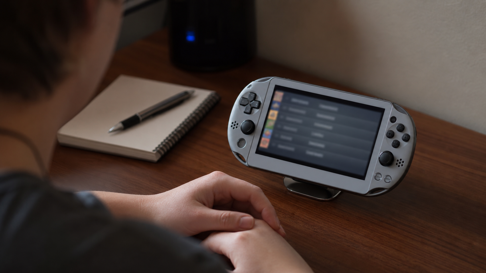 PS Vitaの購入済みダウンロードリストを確認するイメージ