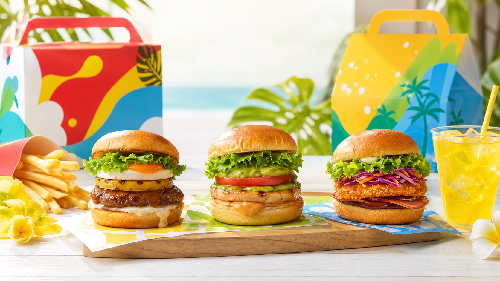 マックのポケモンはいつまで販売されるかを示す夏のバーガーイメージ