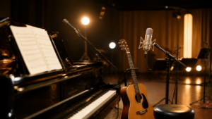 SONGS大泉洋の再放送を確認する音楽スタジオのイメージ
