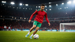 イスマエル・サイバリのポジションをイメージしたサッカー選手