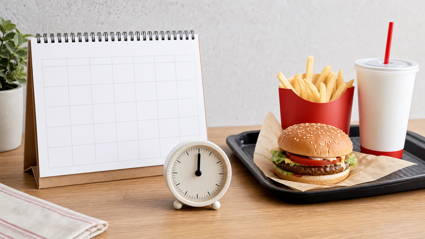 マックのLサイズアップ無料の期間を確認するイメージ