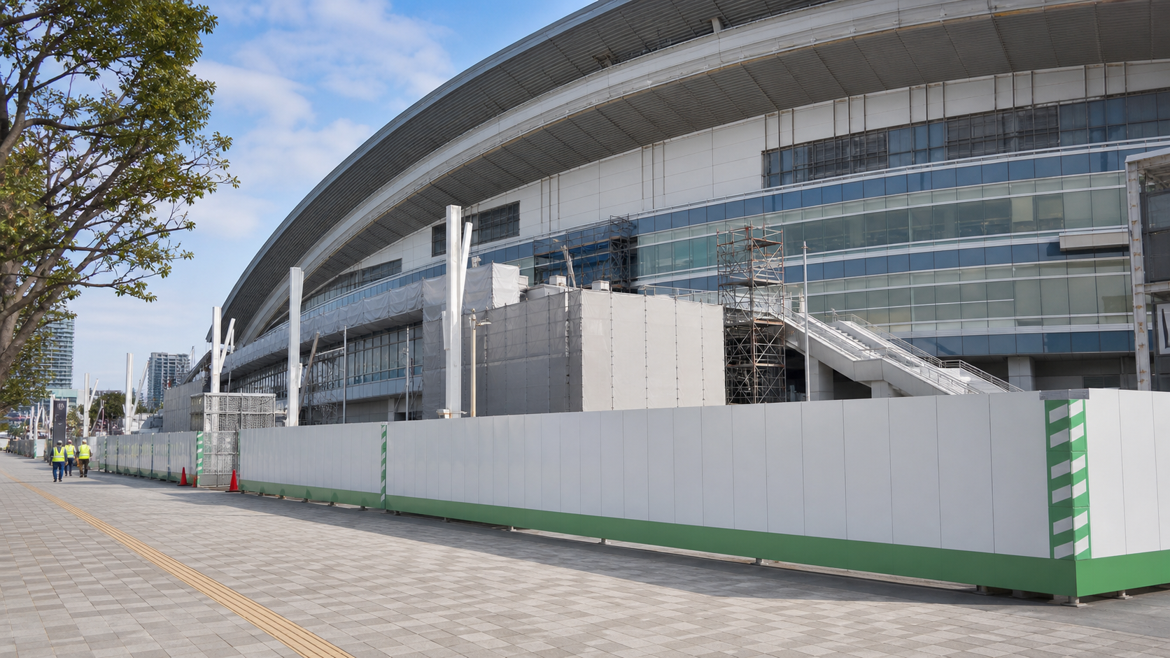 GMOアリーナさいたまの休館と改修工事を連想させる外観イメージ