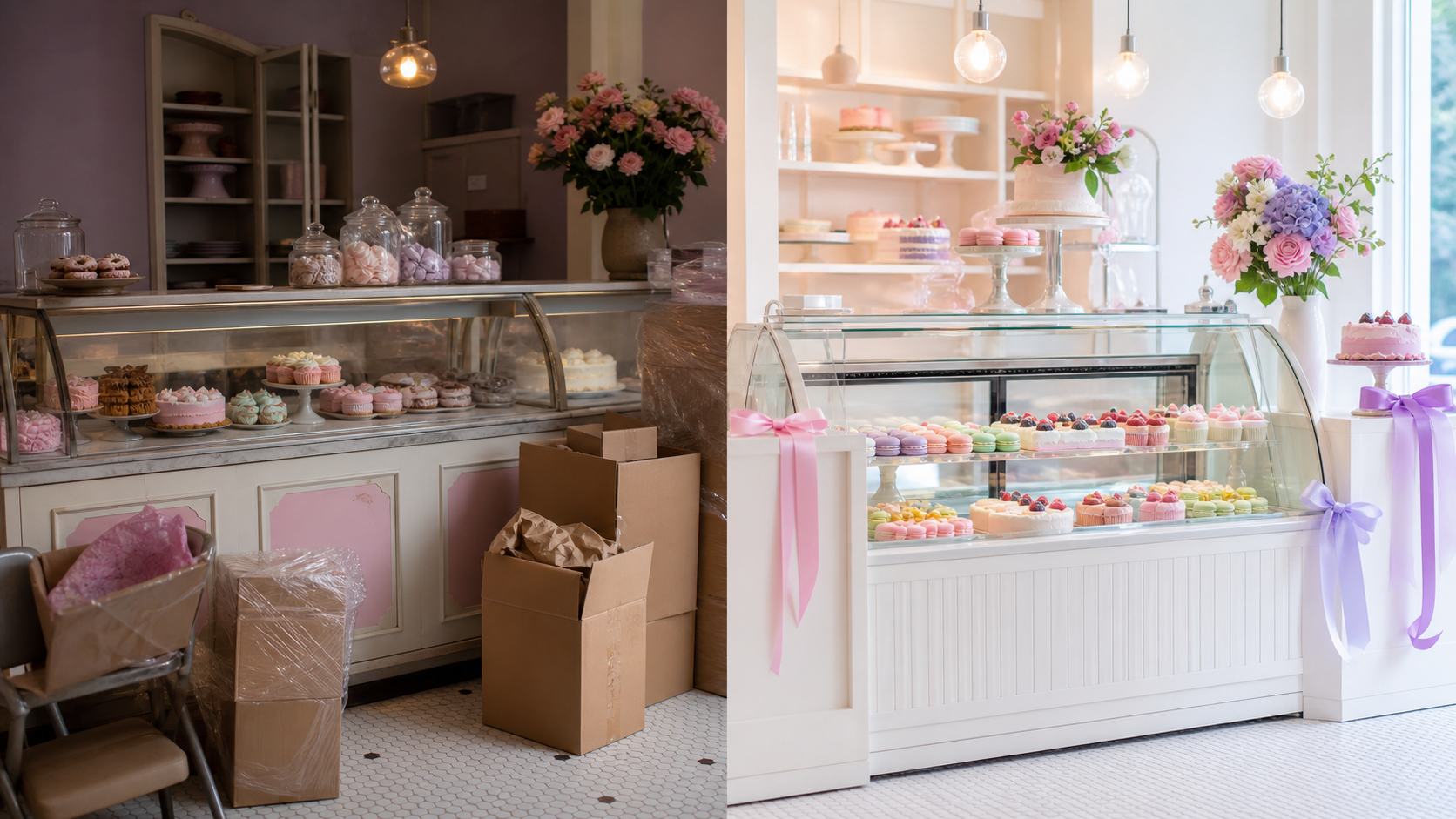 SweetXOからSweeChu Sweetsへ切り替わる原宿スイーツ店のイメージ