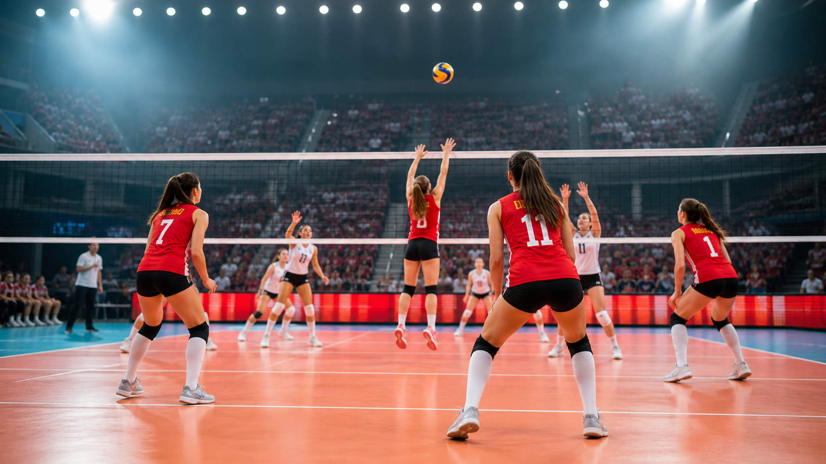 バレーボール トルコ 女子代表 メンバーをイメージした試合風景
