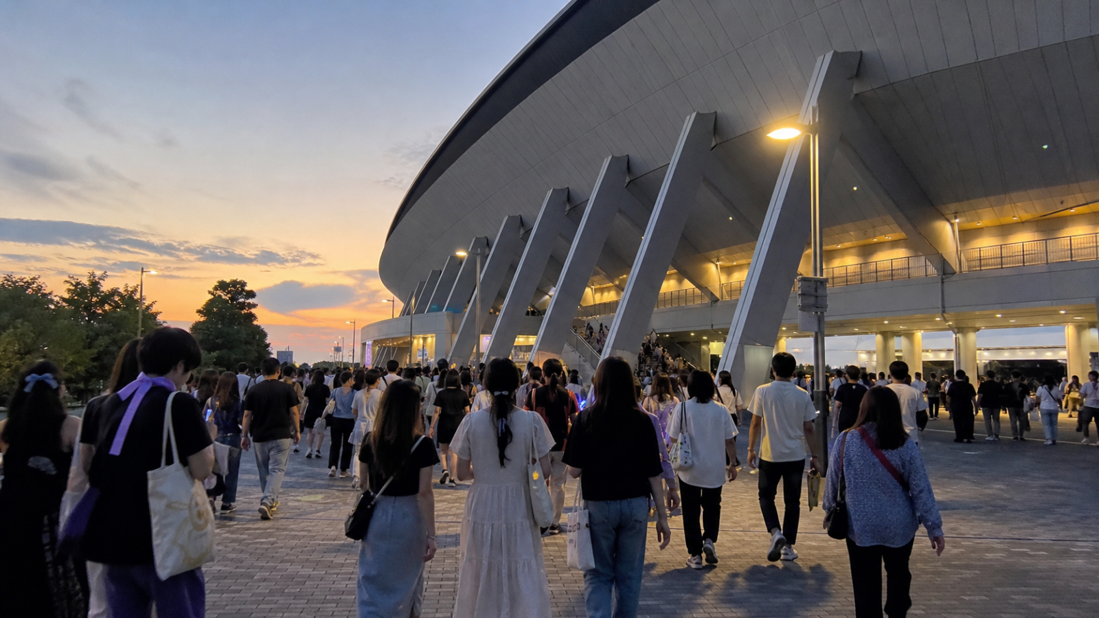 乃木坂46の機材席で入場前に確認したい会場外観イメージ