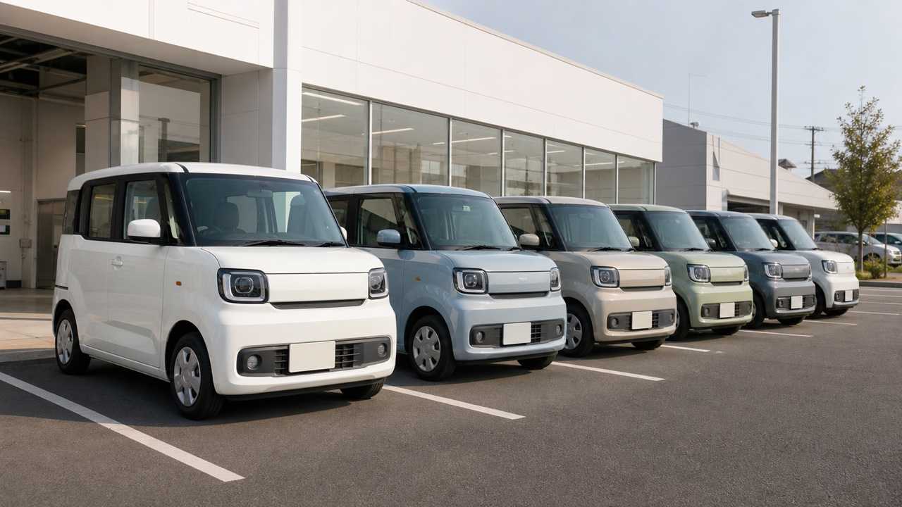 BYD ラッコの受注増と納期を表す軽EVの列