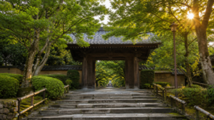 ブラタモリ深大寺の放送日と見どころをイメージした緑の寺院