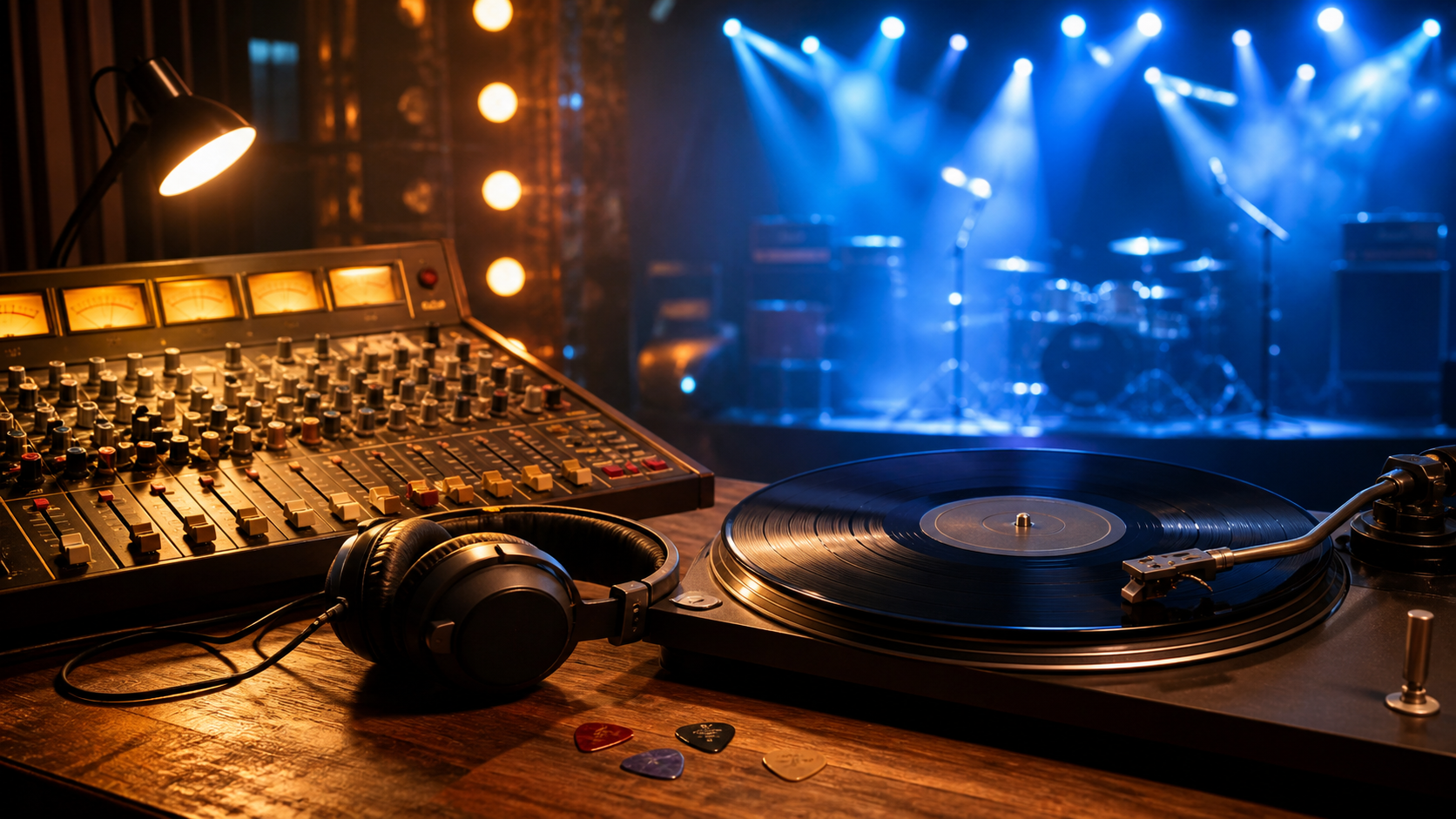 T-BOLANの35年の歩みをイメージしたレコードとライブ照明