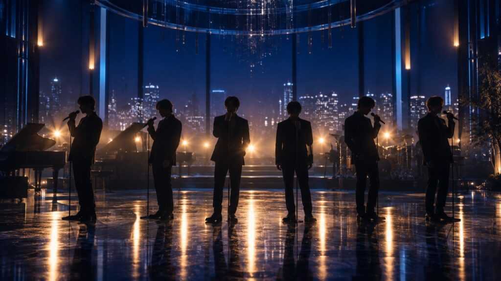 夜の音のSixTONES出演回を表す深夜の音楽ステージ