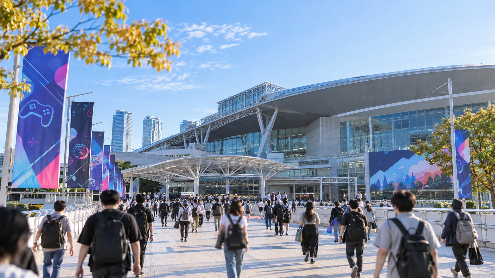 東京ゲームショウ2026一般公開日に向かう会場イメージ