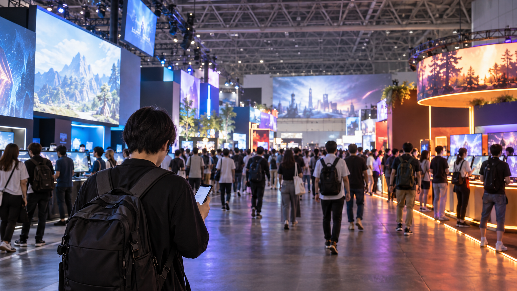 東京ゲームショウ2026一般公開日の会場内イメージ