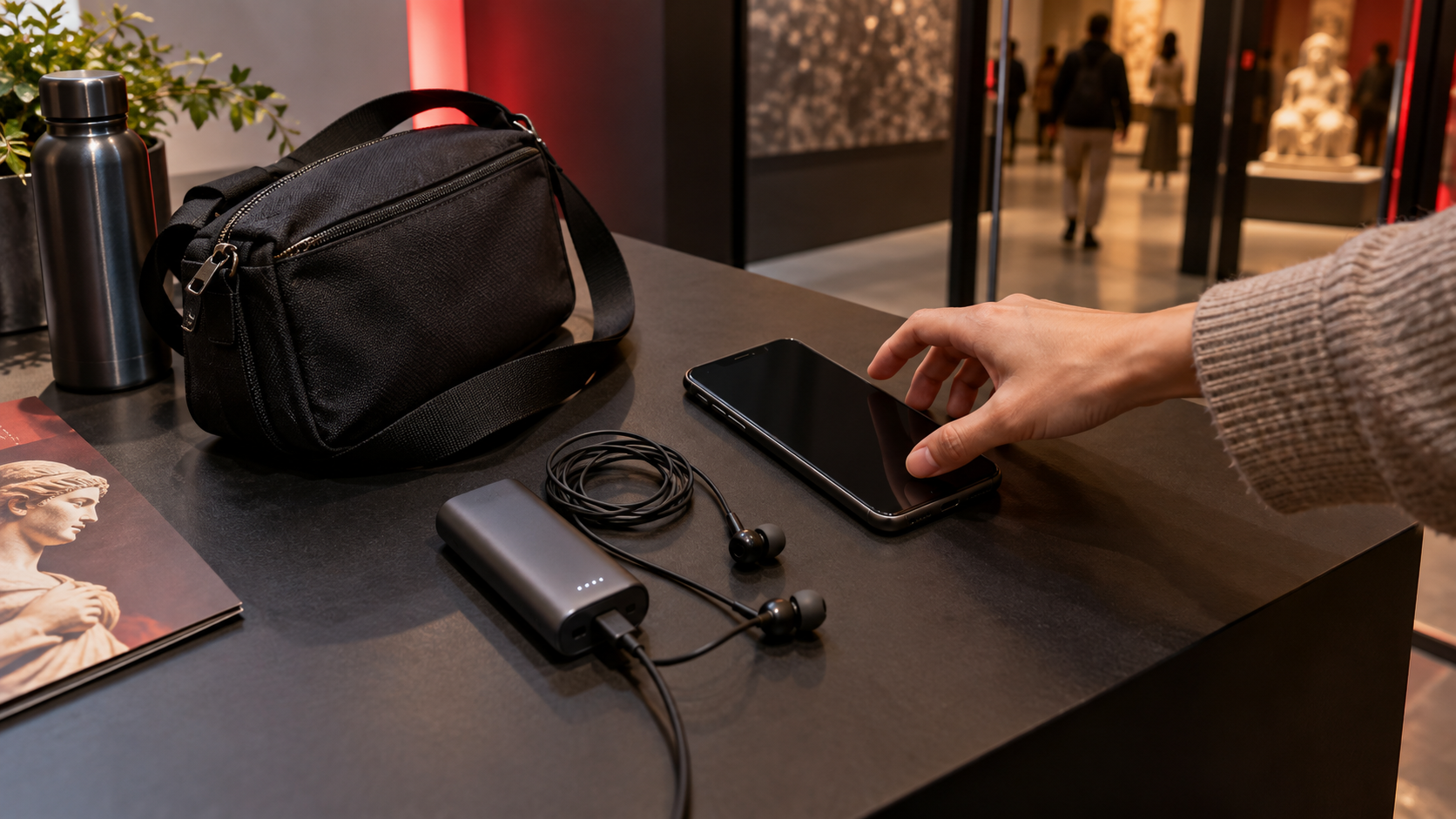 VIVANTイマーシブミッションに必要なスマホとイヤホンとモバイルバッテリー