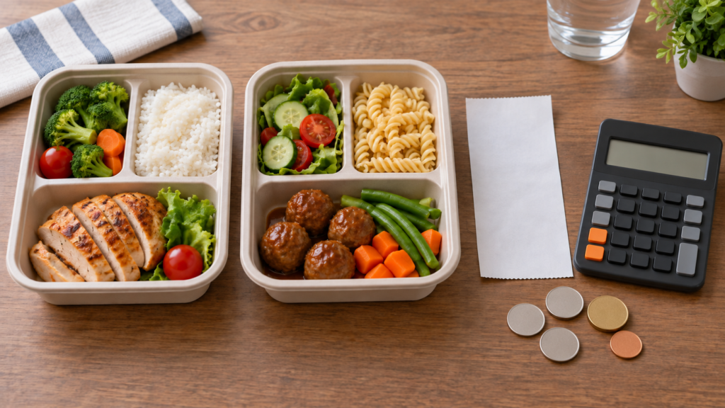 食事の数と会計を照合するイメージ