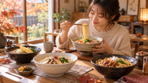 ラーメンフェアの日程と選び方を表す説明用イメージ